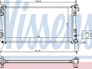 Радіатор CN NEMO(08-)1.3 HDi(+)[OE 1330.T9] NISSENS 636004 на CITROËN NEMO фургон (AA_)