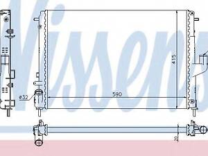 Радиатор DA DUSTER(10-)1.5 dCi(+)[OE 21410- 0598R] NISSENS 637613 на DACIA SANDERO