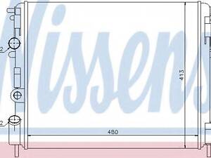 Радиатор DA LOGAN I(04-)1.4 i(+)[OE 77 00 428 082] NISSENS 637931 RENAULT KANGOO Rapid (FC0/1_)