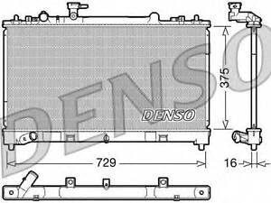 Радіатор DENSO DRM44023 на MAZDA 6 седан (GH)