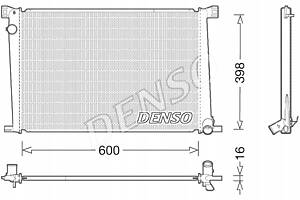 РАДІАТОР ДВИГУНА DENSO WATER MINI R56 R57 R58 CLUBMAN R55 CLUBVAN