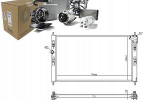 РАДИАТОР ДВИГАТЕЛЯ ВОДНЫЙ CITROEN C4 AIRCROSS MITSUBISHI ASX PEUGEOT