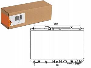 РАДІАТОР ДВИГУНА ВОДЯНИЙ TOYOTA CAMRY 2.2 08/96-09/02 NRF