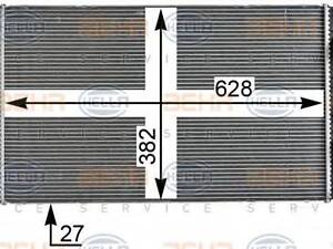 Радіатор ДВС DUSTER K9K RENAULT 8200880550 на DACIA DUSTER