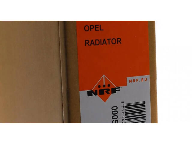 Радіатор двигуна NRF 53442A Opel Astra, Zafira - Фото 2