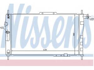 Радіатор DW ESPERO(94-)1.5 i(+)[OE 96143947] NISSENS 61656 на DAEWOO ESPERO седан (KLEJ)