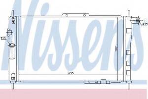 Радіатор DW ESPERO(94-)1.5 i(+)[OE 96143947] NISSENS 61656 на DAEWOO ESPERO седан (KLEJ)