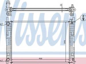 Радиатор FD FIESTA V(01-)1.25 EFi(+)[OE Y401-15-200] NISSENS 62027A на FORD IKON V (JH_, JD_)