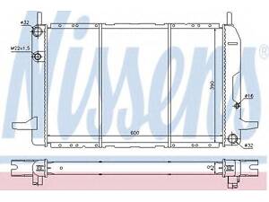 Радіатор FD GRANADA(85-)2.0(+)[OE 6148834] NISSENS 62213 на FORD GRANADA I (GAE, GGE)