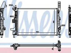 Радіатор FORD C-MAX (CB7,CEU) (10-) 1.0 EcoBoost NISSENS 66860 на FORD FOCUS III