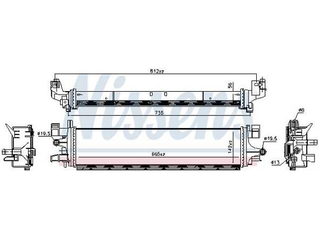 Радиатор FORD KUGA / FORD C-MAX / FORD FOCUS / FORD TRANSIT CONNECT 2010-2020 г.