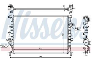 Радиатор FORD KUGA / FORD C-MAX / FORD FOCUS / VOLVO S80 (124) 2006-2020 г.