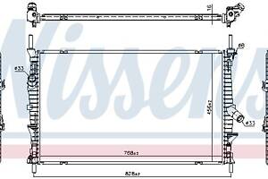 Радиатор FORD TRANSIT V363 (FCD, FDD) / FORD TOURNEO CUSTOM V362 (F3) 2012- г.