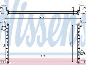 Радиатор FT STILO(01-)1.2 i 16V(+)[OE 46766167] NISSENS 61883A на FIAT STILO (192)