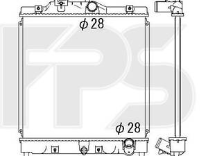 Радіатор Honda Civic, 91-00