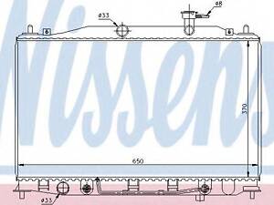 Радіатор HY ACCENT(05-)1.6 i 16V(+)[OE 25310-1E100] NISSENS 67503 на HYUNDAI EXCEL II (LC)