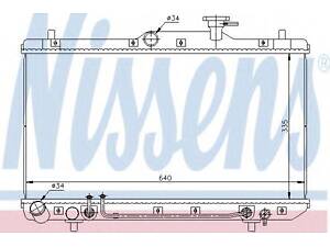 Радіатор HY ACCENT(99-)1.5 i(+)[OE 25310-25100] NISSENS 67023 на HYUNDAI EXCEL II (LC)