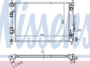 Радіатор HY ELANTRA(10-)1.6 GDI(+)[OE 253103X100] NISSENS 675014 на HYUNDAI ELANTRA GT (GD)