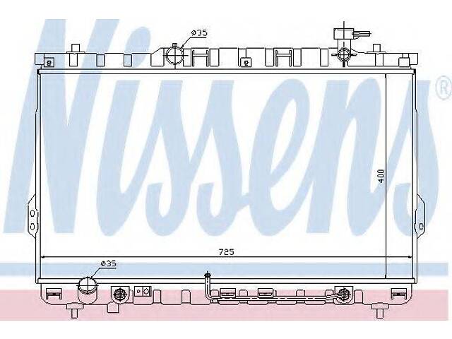 Радіатор HY SANTA FE(00-)2.0 i 16V(+)[OE 25310-26000] NISSENS 67030 на HYUNDAI SANTA FÉ I (SM)