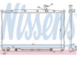 Радіатор HY SANTA FE(06-)2.0 i 16V(+)[OE 25310-2B000] NISSENS 67505 на HYUNDAI SANTA FÉ II (CM)