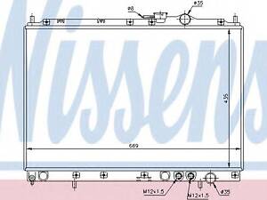 Радиатор HY SANTAMO(99-)2.0 i(+)[OE 25310-M3000] NISSENS 66628 на KIA JOICE