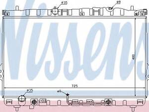 Радіатор HY TRAJET(99-)2.0 CRDi(+)[OE 25310-3A200] NISSENS 67033 на HYUNDAI TRAJET (FO)