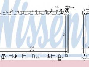 Радіатор INFIN G 20(+)[OE 21410-62J00] NISSENS 629731 на NISSAN PRIMERA (P10)