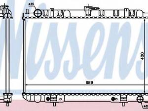 Радиатор INFIN I 30(+)[OE 21410-2Y000] NISSENS 68713 на INFINITI I30