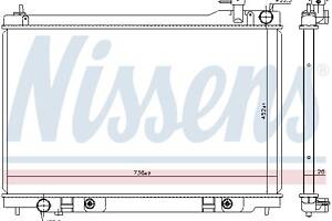 Радиатор INFINITI FX 2002-2008 г.