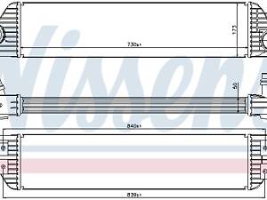 Радиатор интеркулера, 2.3dCi 10-