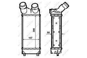 Радиатор интеркулера, CITROEN Berlingo 08-