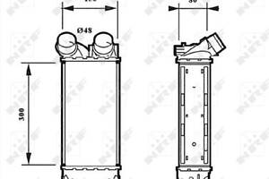 Радиатор интеркулера, CITROEN Berlingo 08-