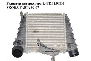 Радиатор интеркулера 1.4TDI 1.9TDI SKODA FABIA 99-07 (ШКОДА ФАБИЯ) (6Q0145804A)