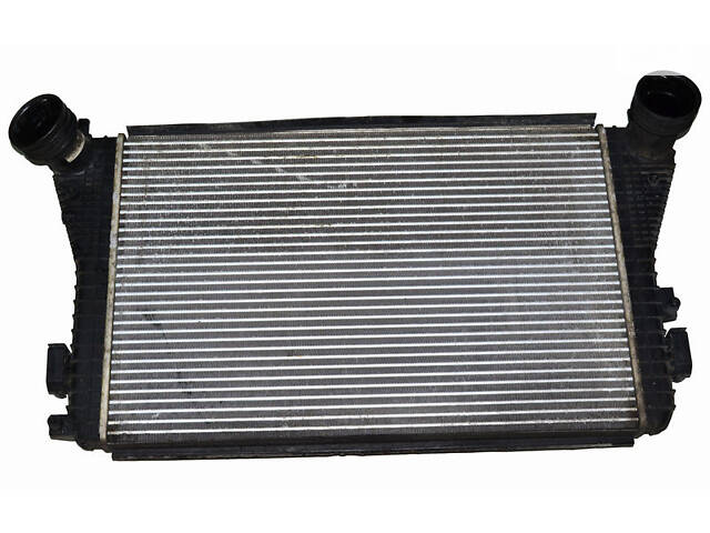 Радіатор інтеркулера 1K0145803S VW Caddy III 04-15, Golf VI 09-14, Tiguan 08-16, PASSAT B6 05-10, Passat CC 08-12, Golf V 03-09, Jetta V 05-10, Touran 10-15; AUDI A3 03-12, TT 07-15; SKODA Octavia A5