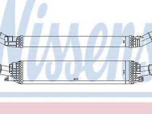 Радіатор інтеркулера AUDI A4A5A6Q5 1.8-2.0 07- NISSENS 96567 на AUDI A6 (4G2, C7, 4GC)