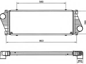 Интеркулер DB Sprinter Tdi/Cdi 96-06 /VW LT 35 2.8TDI 03-