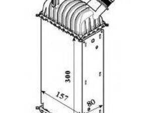 Радиатор интеркулера NRF 30193 на CITROËN DISPATCH