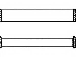 Радіатор інтеркулера Skoda RoomsterFabia 08- NRF 30253 на SEAT IBIZA V SPORTCOUPE (6J1, 6P1)