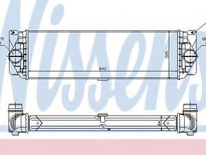 Радіатор інтеркулера Sprinter OM651 2.2CDI 09- NISSENS 96526 на MERCEDES-BENZ SPRINTER 3,5-t автобус (906)