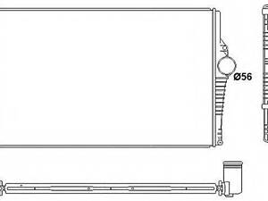 Радіатор інтеркулера Volvo S60S80V70 2.0T2.5T2.4D 01-10 NRF 30249 на VOLVO S80 I седан (TS, XY)