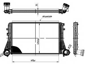 Радиатор интеркулера VW Caddy 1.9 TDI