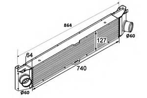 Радіатор інтеркулера