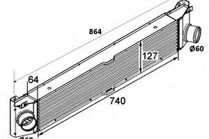 Радіатор інтеркулера