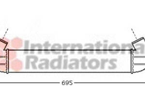 Радиатор интеркуллера, 1.3-1.9 JTD/MJTD, 01-