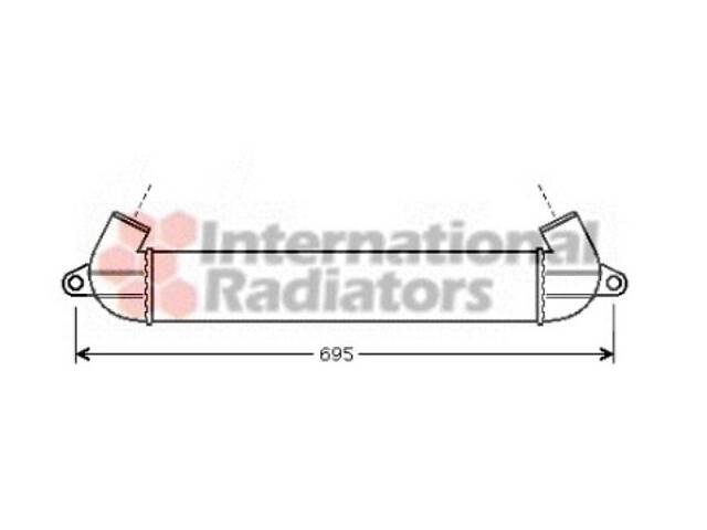 Радиатор интеркуллера, 1.3-1.9 JTD/MJTD, 01-