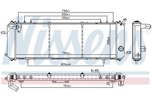 Радиатор JEEP CHEROKEE (XJ) 1983-2001 г.