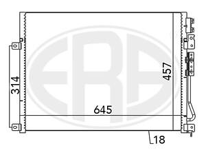 Радиатор JEEP COMMANDER (XK, XH) / JEEP GRAND CHEROKEE (WH, WK) 2004-2011 г.