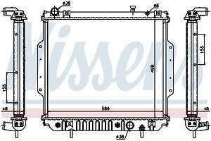 Радиатор JEEP GRAND CHEROKEE (WJ, WG) 1998-2005 г.