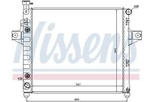 Радиатор JEEP GRAND CHEROKEE (WJ, WG) 1998-2005 г.