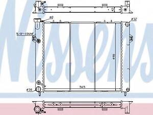 Радиатор JP GD CHER(93-)4.0 i[OE 4734103] NISSENS 609891 на JEEP GRAND CHEROKEE (ZJ)